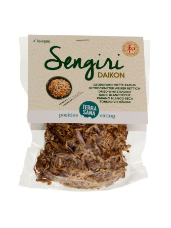 (MHD: 19.08.24) Sengiri Daikon getrockneter Rettich, BIO, TerraSana, 50g