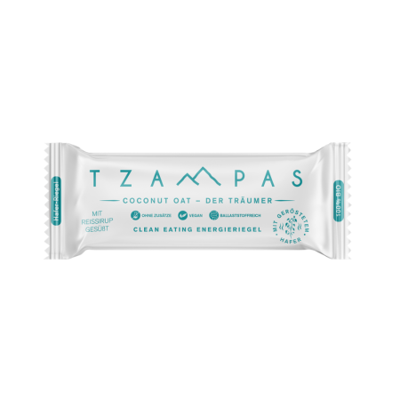 TZAMPAS Energy Bar Coconut Oat, BIO, ETHCL Food Labs, 40g