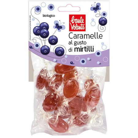 (MHD: 02.02.24) Blaubeer Bonbons, BIO, Baule Volante, 75g