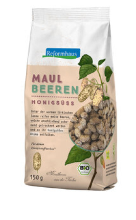 Maulbeeren getrocknet, BIO, Reformhaus, 150g