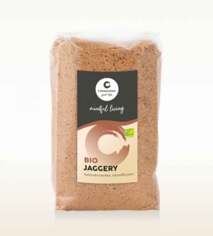 Jaggery Vollrohrzucker, BIO, Cosmoveda, 400g