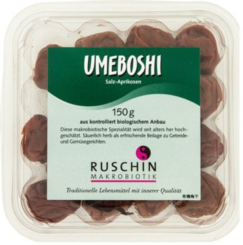 (MHD: 12.09.24) Umeboshi Aprikosen, BIO, Ruschin, 150g