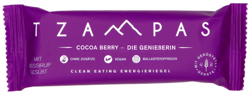 TZAMPAS Energy Bar Cacoa Berry, BIO, ETHCL Food Labs, 40g