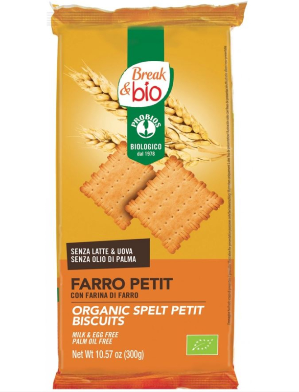 (MHD: 22.03.24) Farro Petit Dinkelkekse, BIO, Probios, 300g